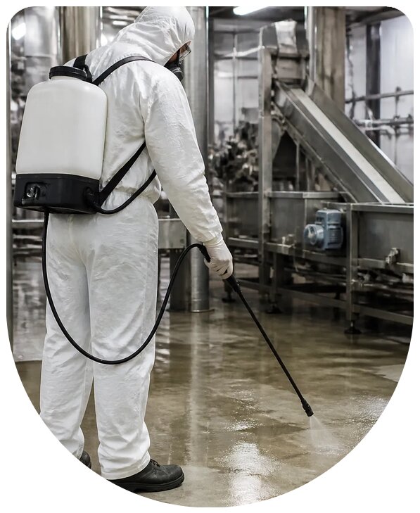 Профессиональная дезинсекция производственного цеха в Сызрани